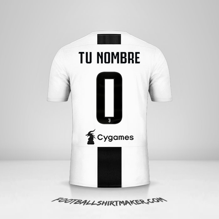 Camiseta Juventus FC 2018/19 -  tu nombre - 0