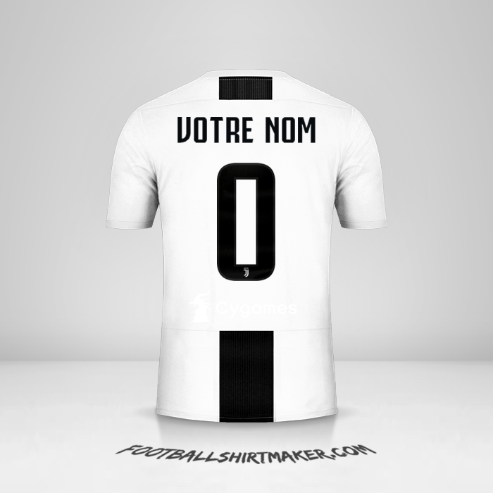 Maillot Juventus FC 2018/19 Cup -  votre nom - 0
