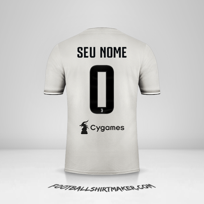 Camisa Juventus FC 2018/19 II -  seu nome - 0
