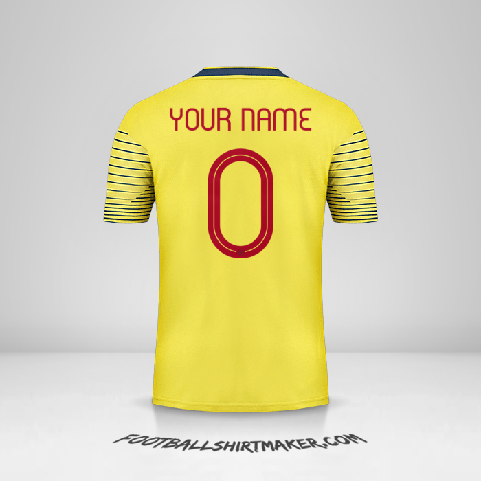 Jersey Colombia 2019/20 -  your name - 0