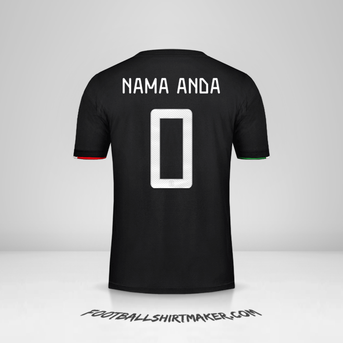 Jersey Meksiko 2019 -  nama anda - 0