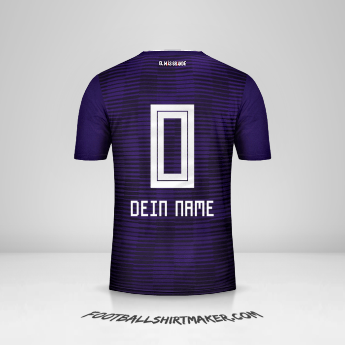 Trikot River Plate 2018 II -  dein name - 0