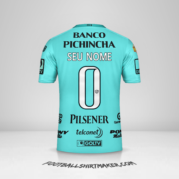 Camisa Barcelona SC 2018 II -  seu nome - 0