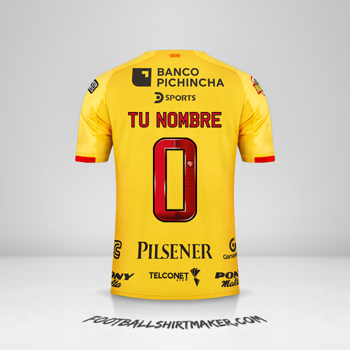 Camiseta Barcelona SC 2019 -  tu nombre - 0