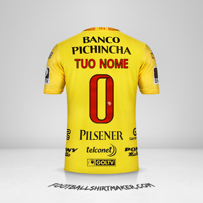 Maglia Barcelona SC 2018 -  tuo nome - 0