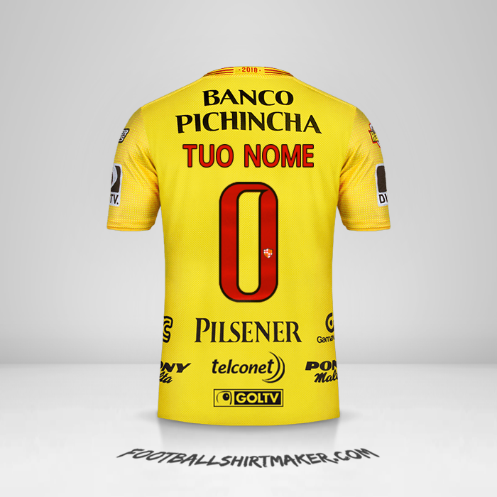 Maglia Barcelona SC 2018 -  tuo nome - 0