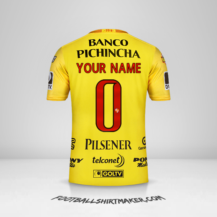Jersey Barcelona SC 2018 -  your name - 0