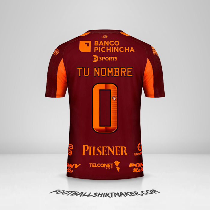 Jersey Barcelona SC 2019 II -  tu nombre - 0
