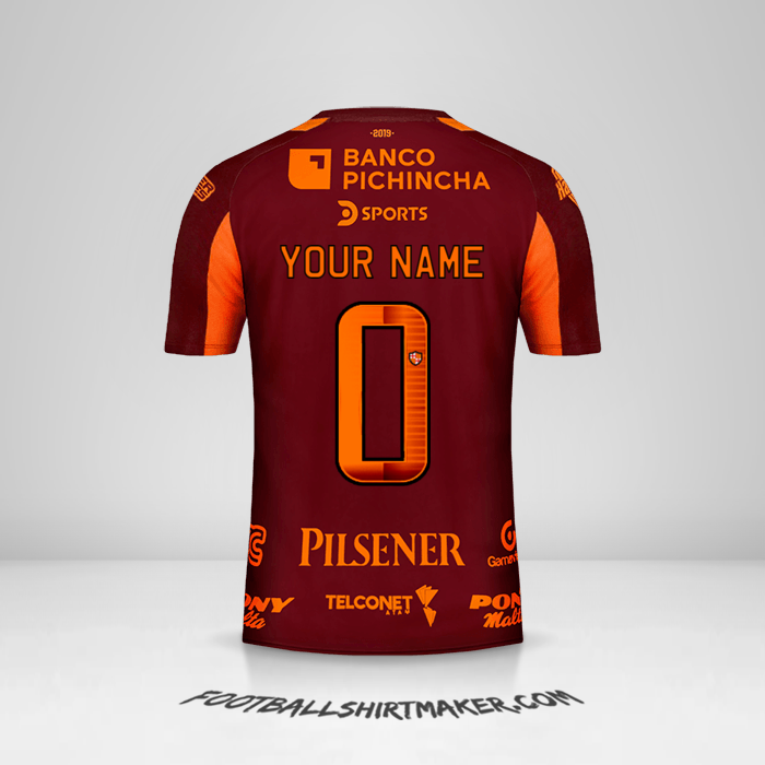 Jersey Barcelona SC 2019 II -  your name - 0