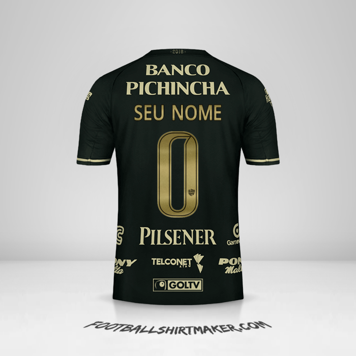 Camisa Barcelona SC 93 Años -  seu nome - 0