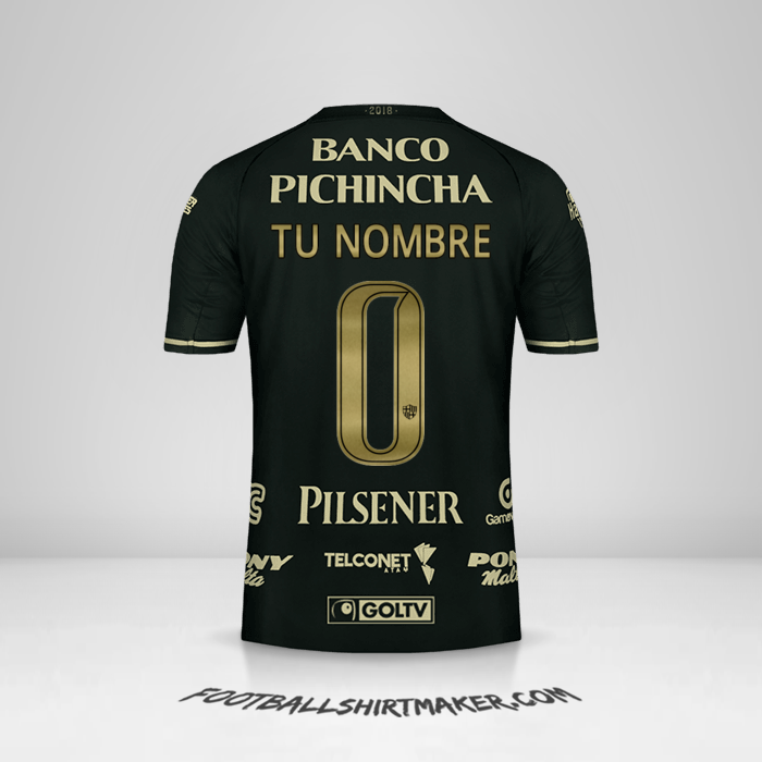 Camiseta Barcelona SC 93 Años -  tu nombre - 0