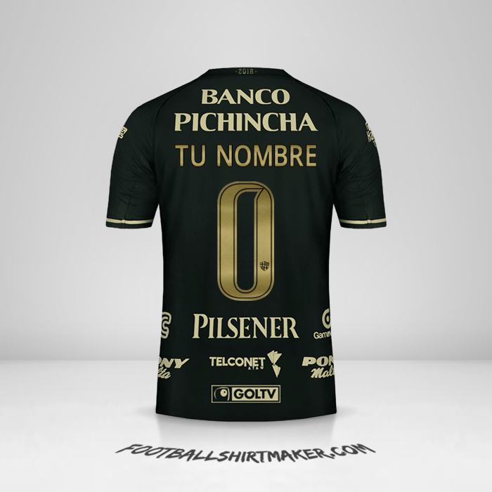Camiseta Barcelona SC 93 Años -  tu nombre - 0