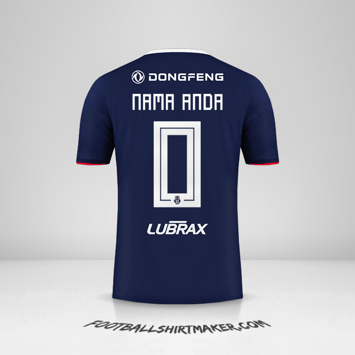 Jersey Universidad de Chile 2019 -  nama anda - 0