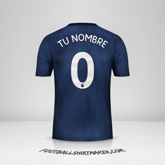 Jersey Manchester United 2018/19 III -  tu nombre - 0