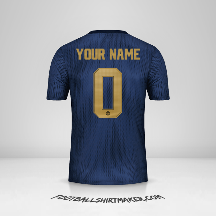 Jersey Manchester United Cup 2018/19 III -  your name - 0
