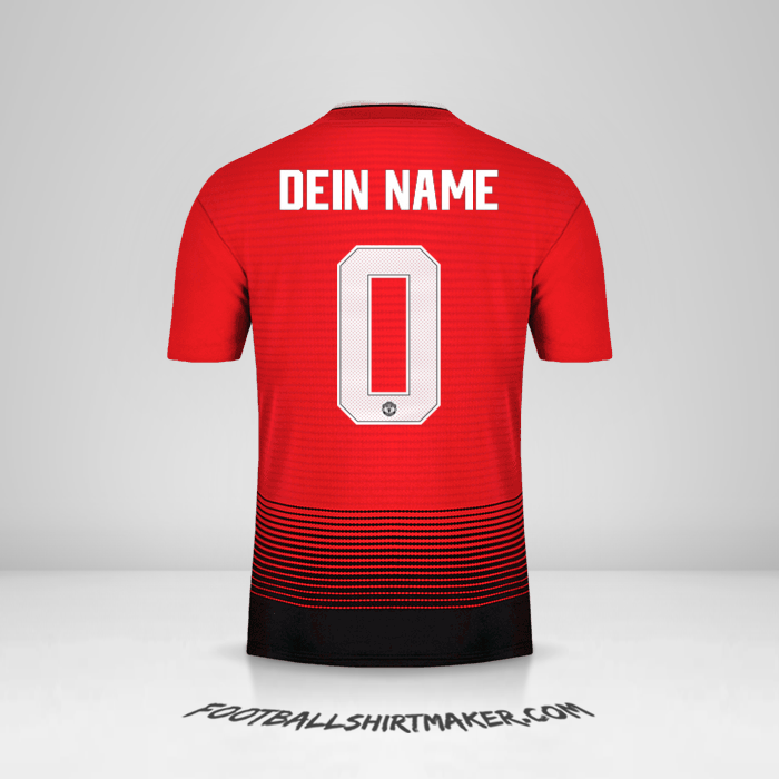 Trikot Manchester United 2018/19 Cup -  dein name - 0