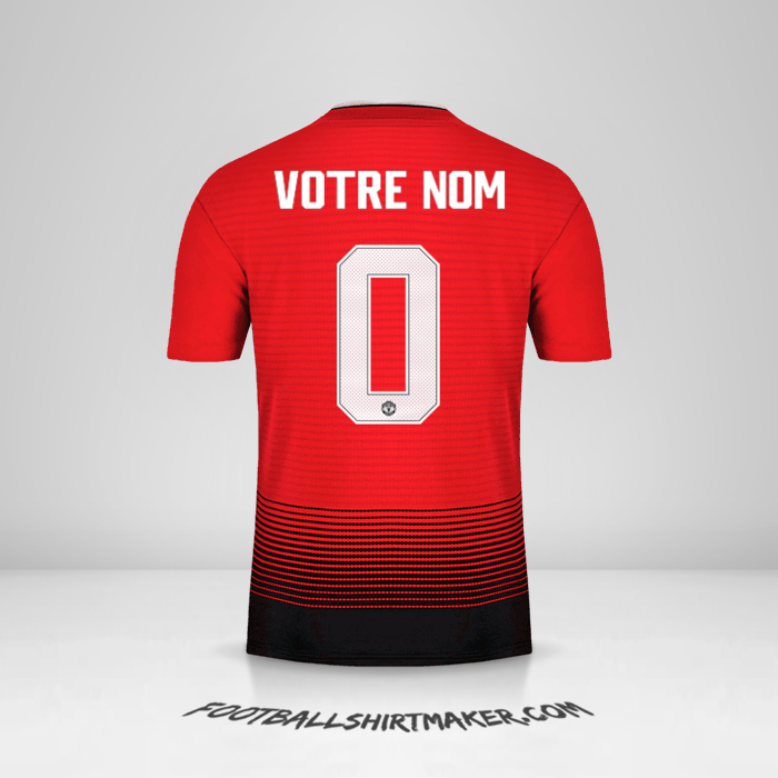 Maillot Manchester United 2018/19 Cup -  votre nom - 0