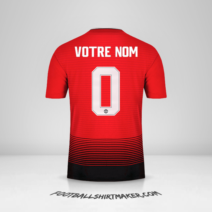 Maillot Manchester United Cup 2018/19 -  votre nom - 0