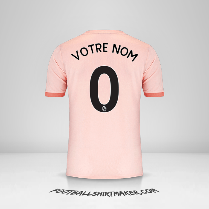 Maillot Manchester United 2018/19 II -  votre nom - 0