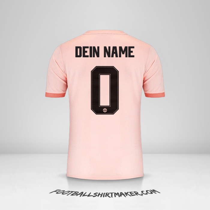 Trikot Manchester United 2018/19 Cup II -  dein name - 0