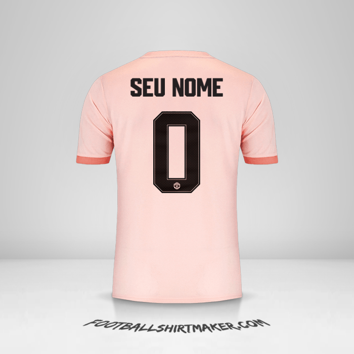 Camisa Manchester United 2018/19 Cup II -  seu nome - 0