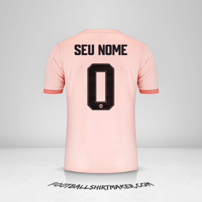 Camisa Manchester United Cup 2018/19 II -  seu nome - 0