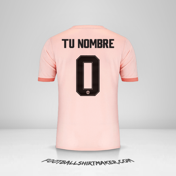 Camiseta Manchester United Cup 2018/19 II -  tu nombre - 0