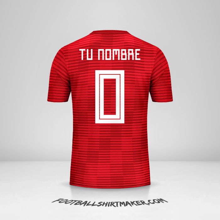 Jersey Iran 2018 II -  tu nombre - 0