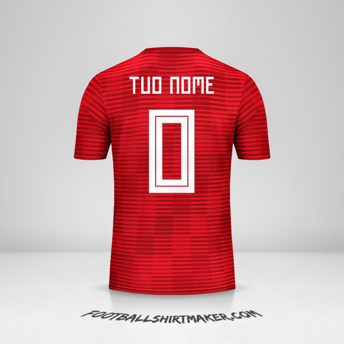 Maglia Iran 2018 II -  tuo nome - 0
