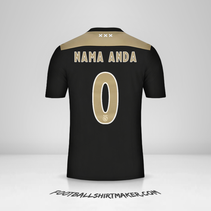 Jersey AFC Ajax 2018/19 II -  nama anda - 0