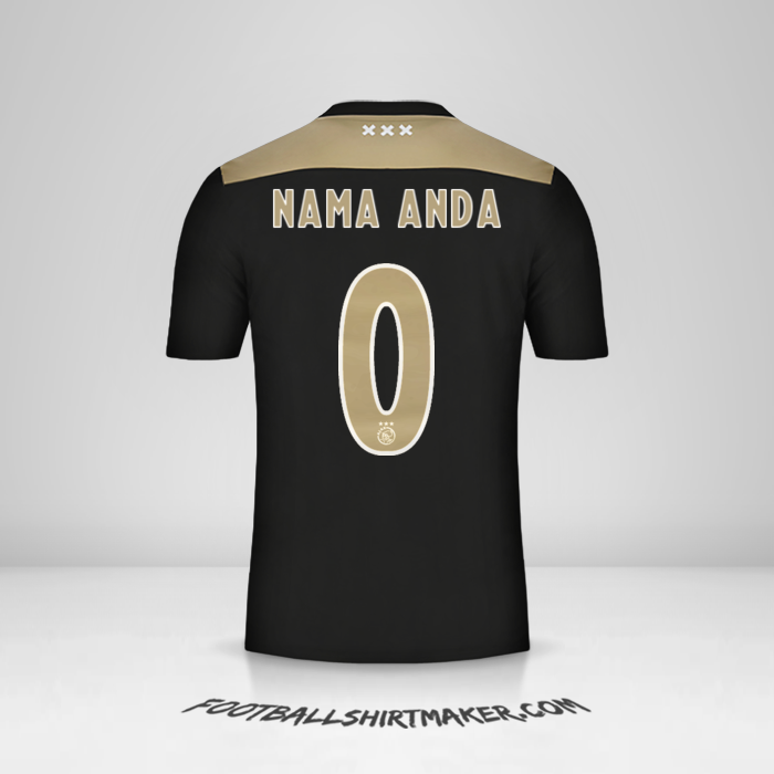 Jersey AFC Ajax 2018/19 II -  nama anda - 0