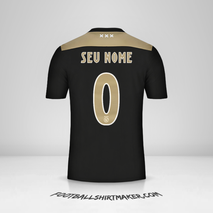 Camisa AFC Ajax 2018/19 II -  seu nome - 0