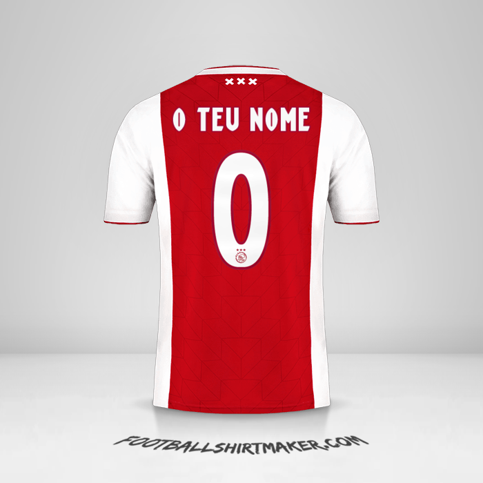 Camisola AFC Ajax 2018/19 -  o teu nome - 0