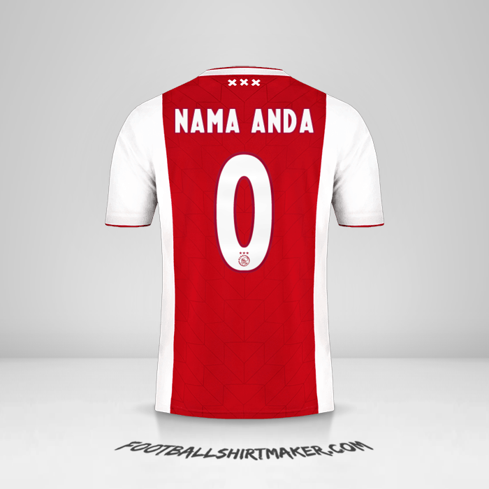 Jersey AFC Ajax 2018/19 -  nama anda - 0