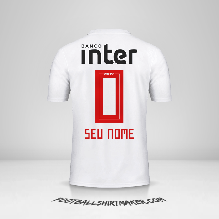 Camisa Sao Paulo FC 2019/20 -  seu nome - 0