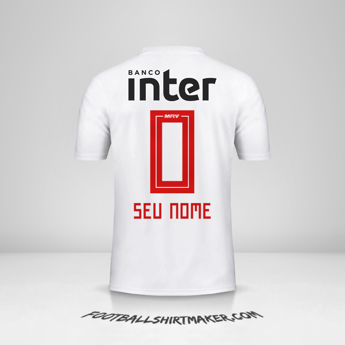 Camisa Sao Paulo FC 2019/20 -  seu nome - 0