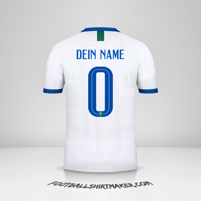 Trikot Brasilien 2019 III -  dein name - 0