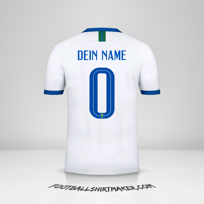 Trikot Brasilien 2019 III -  dein name - 0