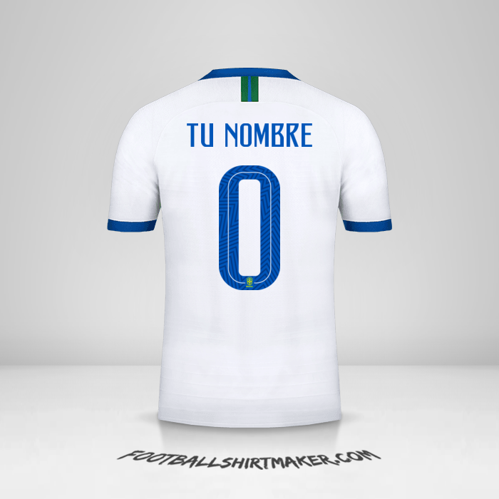 Camiseta Brasil 2019 III -  tu nombre - 0