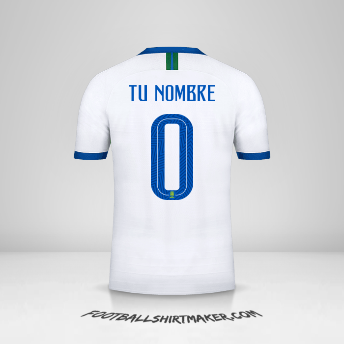 Camiseta Brasil 2019 III -  tu nombre - 0