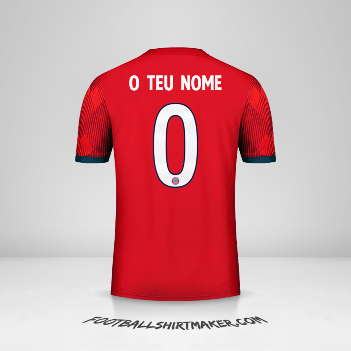 Camisola FC Bayern Munchen Cup 2018/19 -  o teu nome - 0