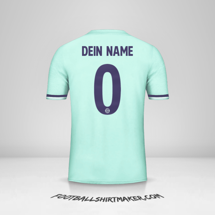 Trikot FC Bayern Munchen Cup 2018/19 II -  dein name - 0