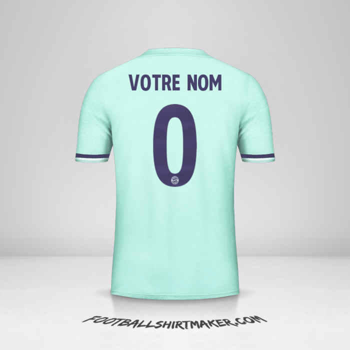 Maillot FC Bayern Munchen Cup 2018/19 II -  votre nom - 0