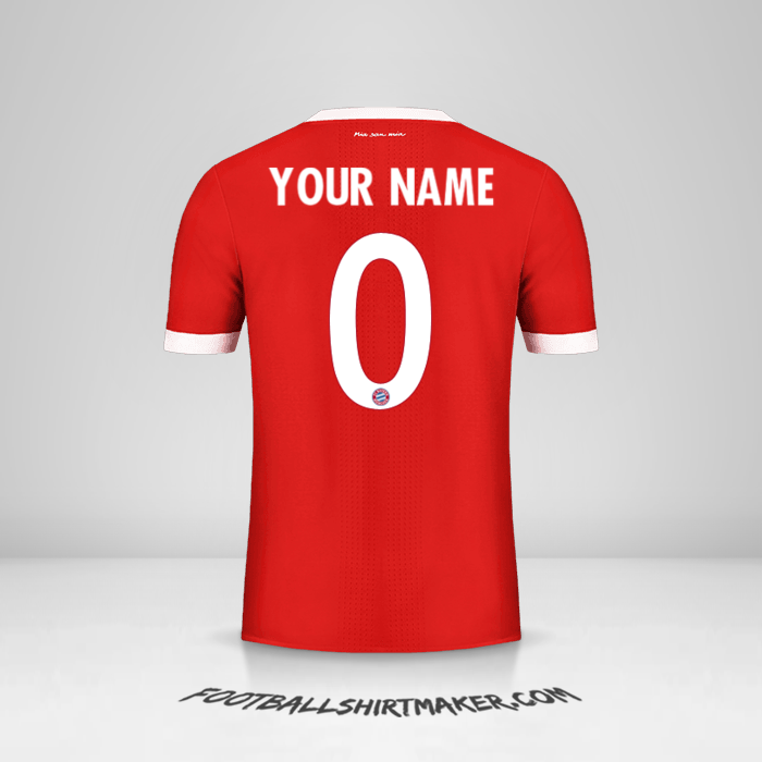 Jersey FC Bayern Munchen Cup 2017/18 -  your name - 0