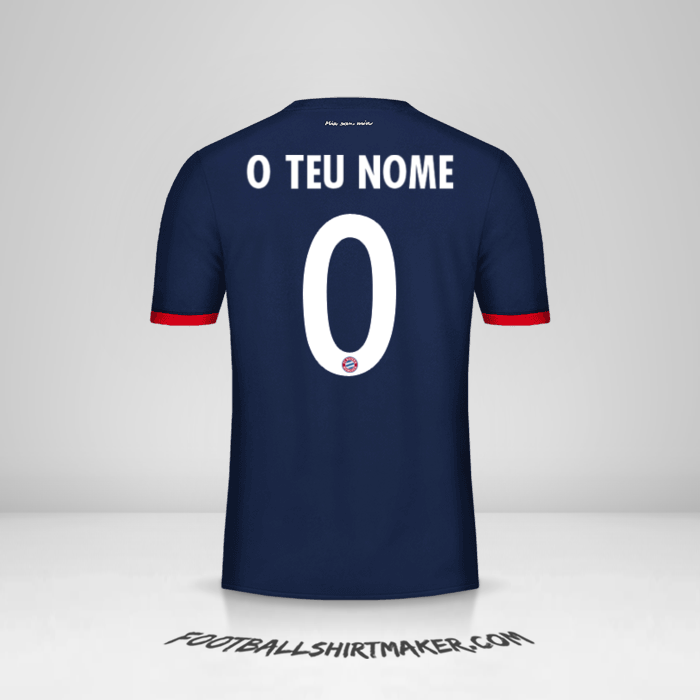 Camisola FC Bayern Munchen Cup 2017/18 II -  o teu nome - 0