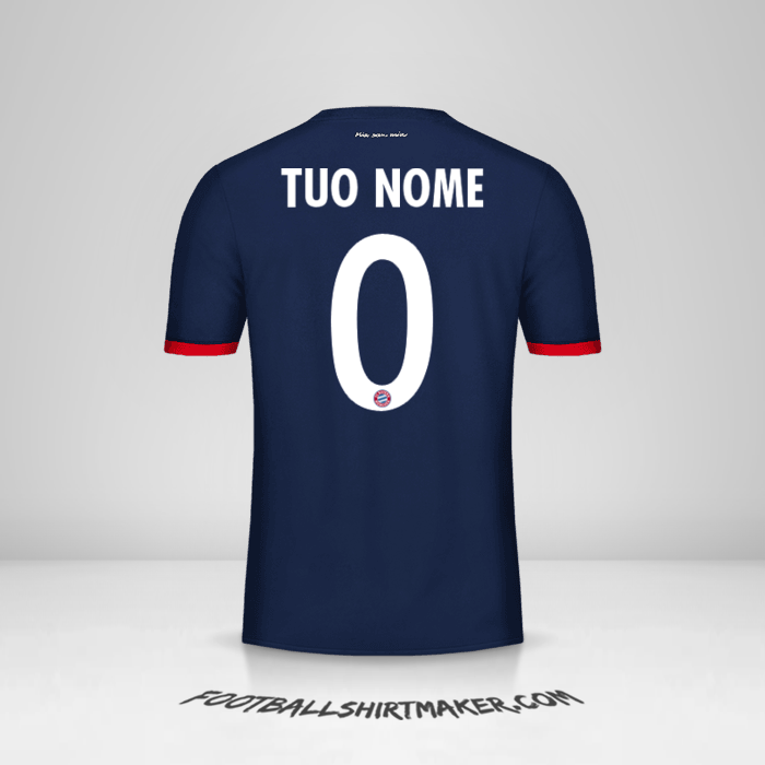 Maglia FC Bayern Munchen Cup 2017/18 II -  tuo nome - 0