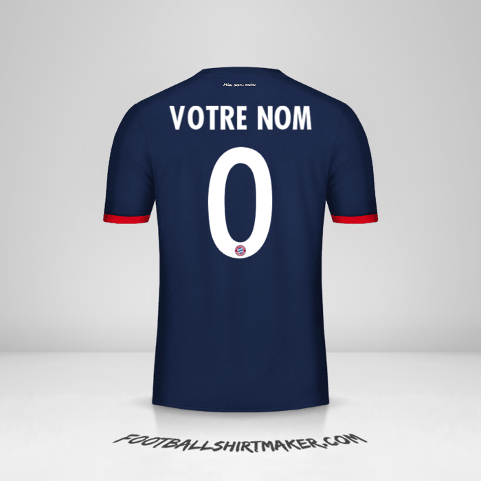 Maillot FC Bayern Munchen 2017/18 Cup II -  votre nom - 0
