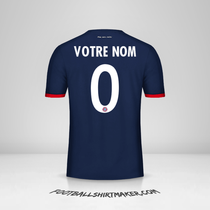 Maillot FC Bayern Munchen Cup 2017/18 II -  votre nom - 0