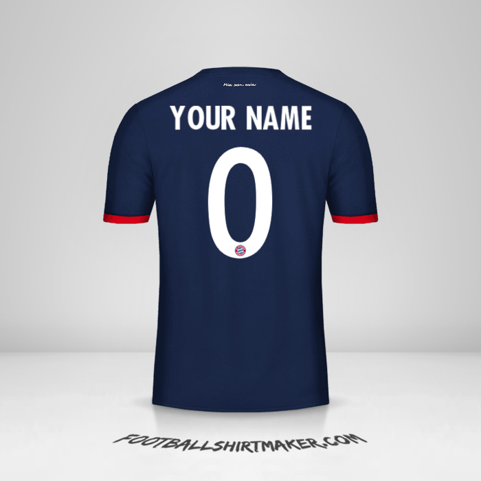 Jersey FC Bayern Munchen Cup 2017/18 II -  your name - 0