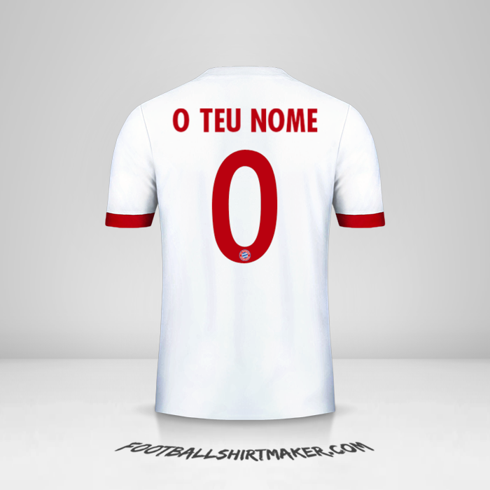 Camisola FC Bayern Munchen Cup 2017/18 III -  o teu nome - 0